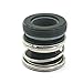 12mm Inner Diameter Mechanical Water Pump Shaft Seal Single Coil Spring Carbon vs Silicon Carbide NBR