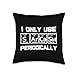 Sarcasm Periodic Table Element Weird Science Joke Gift Throw Pillow