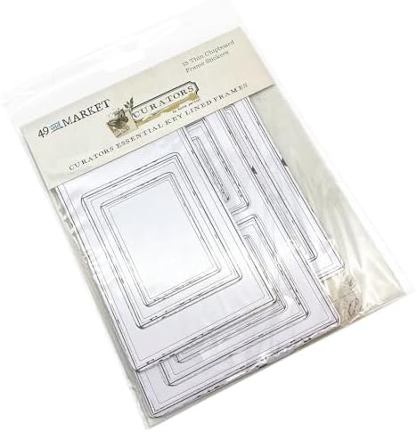 49 and Market Curators Essential Chipboard Frames - Key Lined