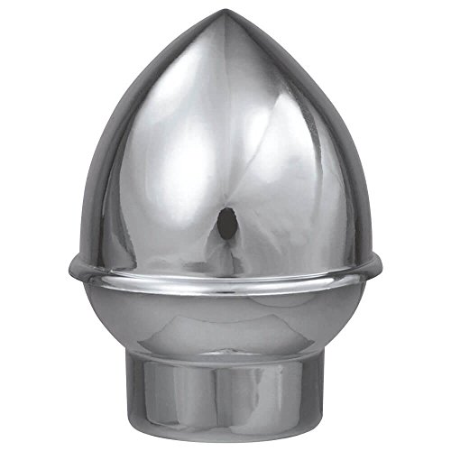 Silver Acorn End Cap Flag Pole Topper Finial (Fits 1 In. Pole) #TOP2