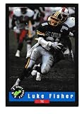 Luke Fisher 1992 Classic Football Card #49 - East Carolina Pirates, Rookie