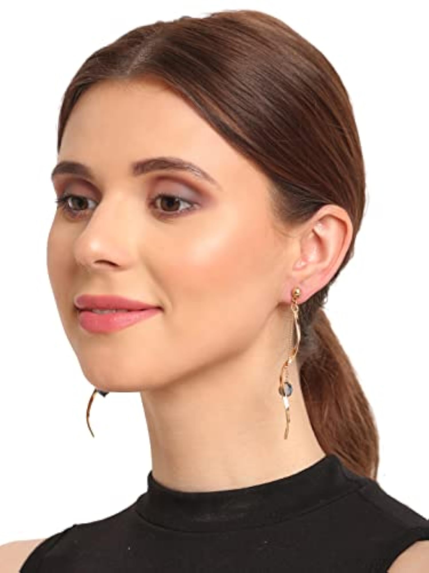 Women's Delicate Metal Drop Earrings, Everyday Wear