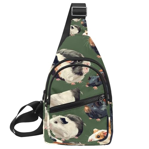 Sac à dos à bandoulière cochon d'Inde avec sangle réglable sport