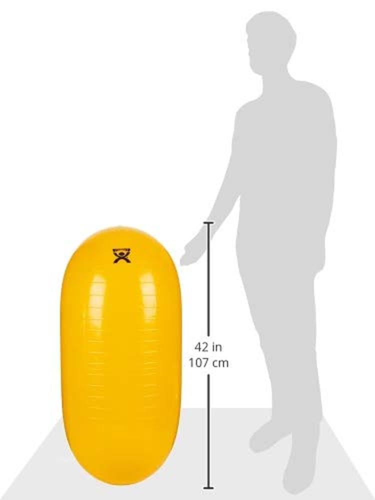 Cando W67194 Rullo Dritto Gonfiabile, Giallo, 40 X 90 cm