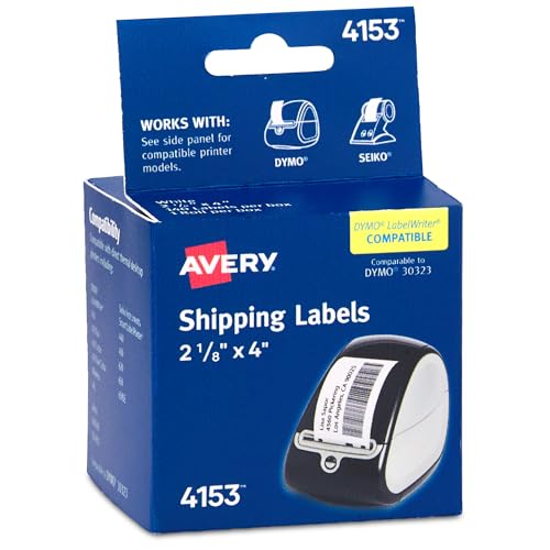 Avery Direct Thermal Shipping Labels, 2-1/8