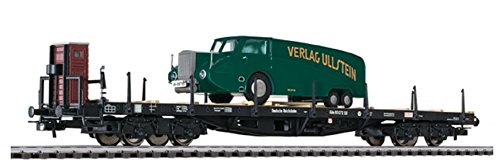 Preisvergleich Produktbild H0 LI FLACHWAGEN M.RUMPLER GRÜN,DR,EP.II