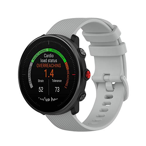 Amazfit Active 2 �E�H�b�`�o���h ���f�B�[�X �����Y 22mm �N�C�b�N�����[�X�V���R�������p�o���h �X�g���b�v ���X�g�o���h �u���X���b�g�A�N�Z�T���[ Amazfit Active 2 A2437�X�}�[�g�E�H�b�`�p (�O���[)