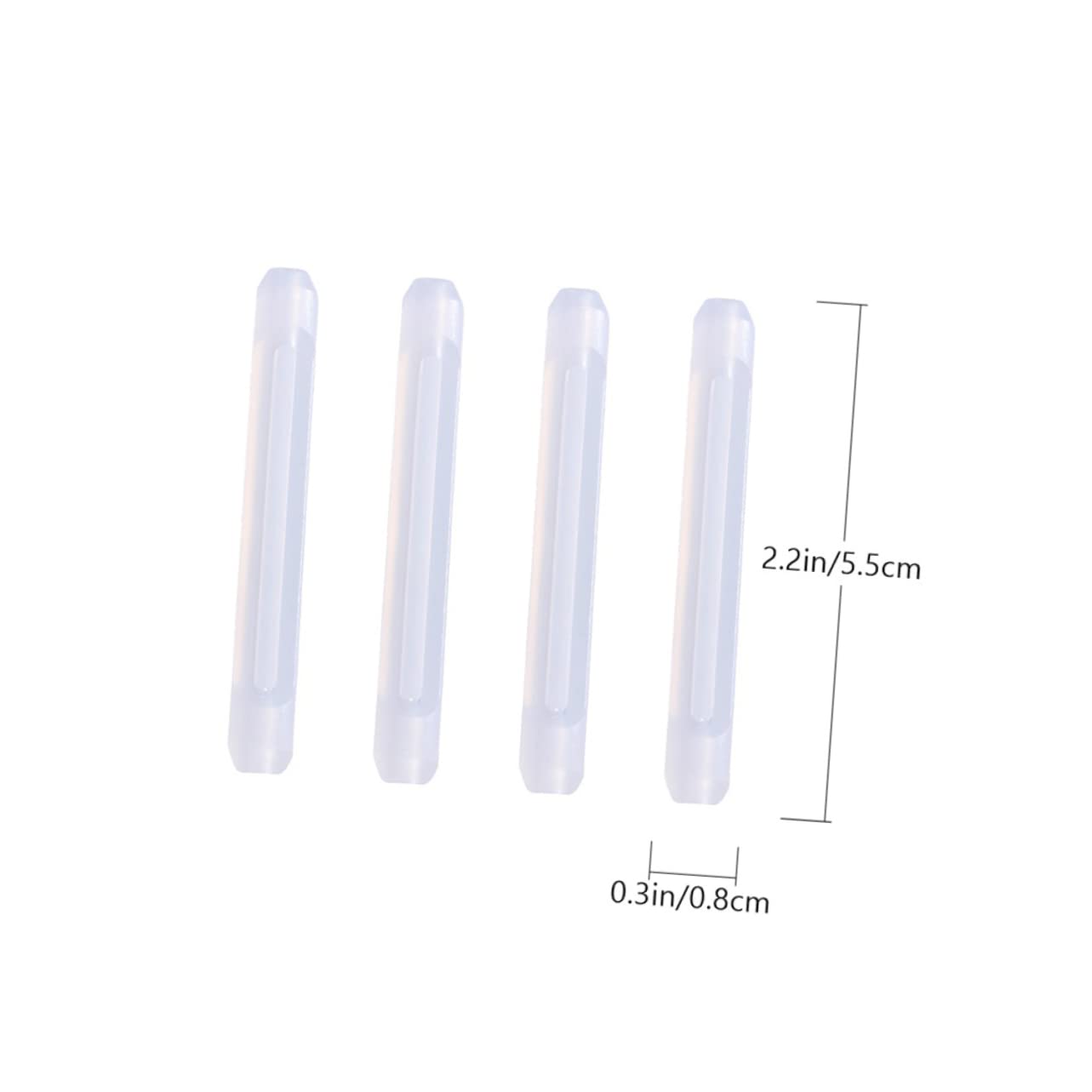 Manchons de Branche de Lunettes Antidérapants en Silicone Blanc 10 Paires Protection Yeux Certifiée Adaptés pour Lunettes de Soleil et Vue, Usage Quotidien et Sport Retenue