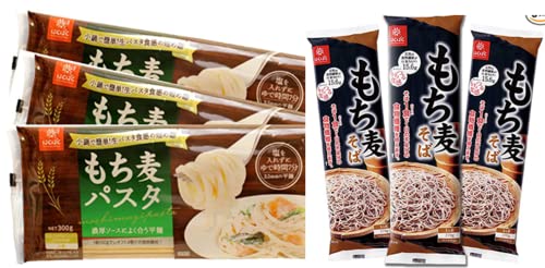 Hakubaku Mochimugi Pasta And Mochimugi Soba Set - Mochimugi Pasta Pack Of 3, Mochimugi Soba Pack Of 3 #TOP9