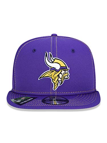 BONE 9FIFTY AJUSTAVEL NFL ON-FIELD COLECAO SIDELINE MINNESOTA VIKINGS ABA RETA ROXO NEW ERA