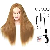 frisierkopf baby born Tolle Geschenkidee: Mit dem Perückenkopf können Ihre kleinen Mädchen ihre fantasievollen Frisuren ausprobieren. Das Herstellen von Frisuren entwickelt praktische Fähigkeiten und regt die Fantasie Ihres Kindes an. Sie hat viel Spaß mit dem Friseurkopf, was sie von Videospielen und Social Media ablenkt. Unser frisurenkopf ist auch eine Brücke, um schöne Stunden mit Ihren kleinen Mädchen zu verbringen.