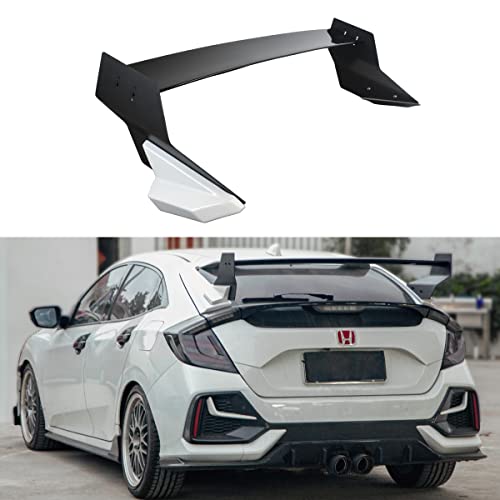 M Style White GT Trunk Spoiler Wing 2017-2021 Honda Civic