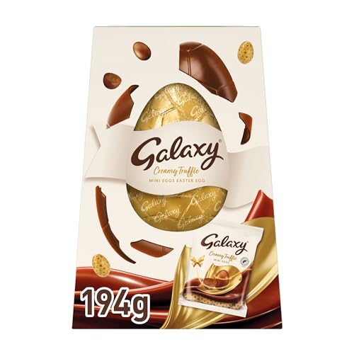 Galaxy Milk Chocolate Mini Eggs Extra Large Easter Egg 194g