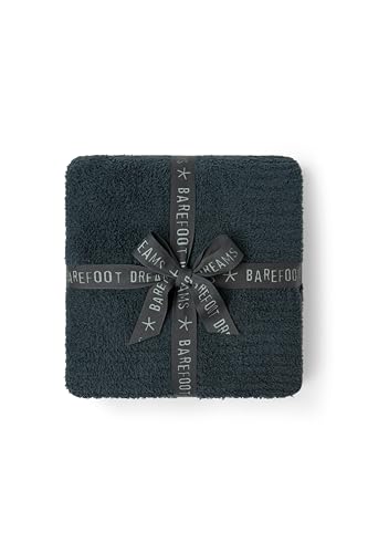 Image of Barefoot Dreams CozyChic Throw, Onyx Blue, 54 inchx72 inch