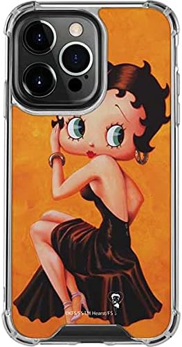 Skinit Clear Phone Case Compatible with iPhone 13 Pro - Officially Licensed Betty Boop Little Black Dress Design