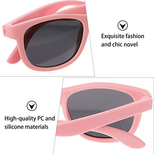 ABOOFAN Crianças Óculos De Sol De Silicone de Borracha Flexível Quadro Óculos de Proteção UV Óculos