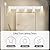 Plug in Track Lighting, LED Track Light Kit, White 5-Light Large Track Lights for Kitchen, 15 FT Cord,5 Way Ceiling Spotlight, Rotatable Wall Mount Light Head for Bedroom Hallway Living Room