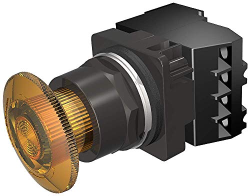 Siemens 52BR8GTAB ϋv C~l[V cCXggD[X jbg 30mm Ao[ 1-3/4C` vX`bN }bV[wbh eiXς 1NO+1NC ړ_ 120V ACψ LEDd BlackMa