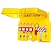 WUWEOT Lockout Tagout Station with Loto Devices, Lock Out Tagout Padlock Station Include Safety Padlocks, Lockout Hasp, Lockout Tags and Nylon Ties for Lockout Safety Supply, OSHA Compliance