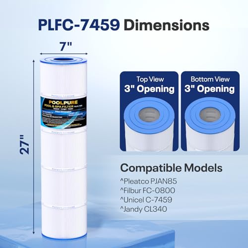 Filtre de rechange Jandy CL 340 résolvant les problèmes d'eau trouble
