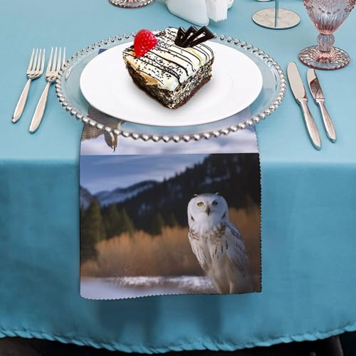 Servilletas de Tela Animales y Paisajes 4 piezas miniatura 4