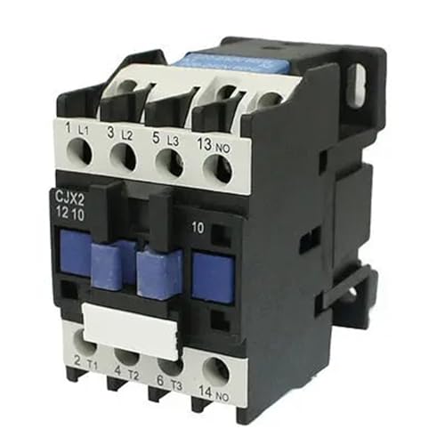 Contactor de CA magnético de 3 polos y 12A modelo CJX2-1210 bobina 220V-240V 60Hz 1