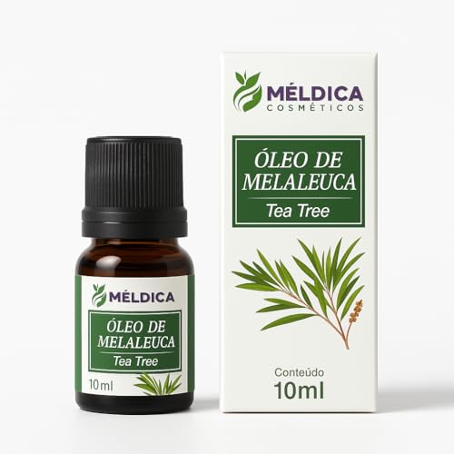 Óleo De Melaleuca 10ml 100% Natural Corporal Antifúngico e Micoses