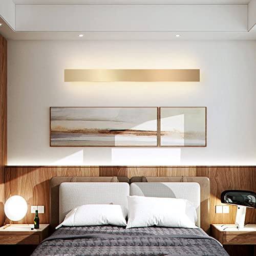Lámpara de pared LED rectangular de hierro europeo para decorar el dormitorio de casa 4