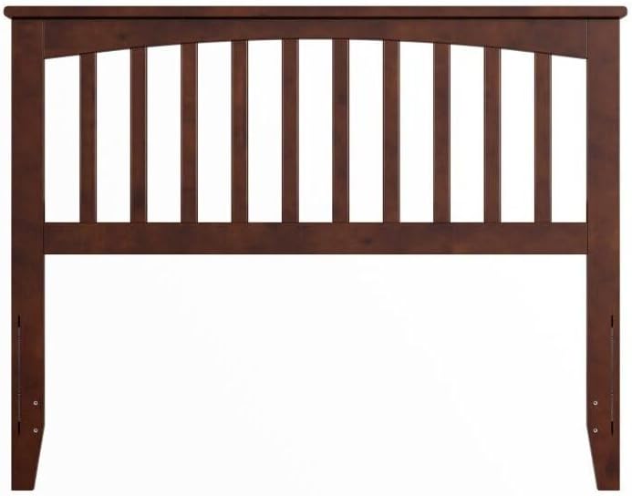 Solid Wood Headboard with Charging Station Bedroom Furniture King/Walnut