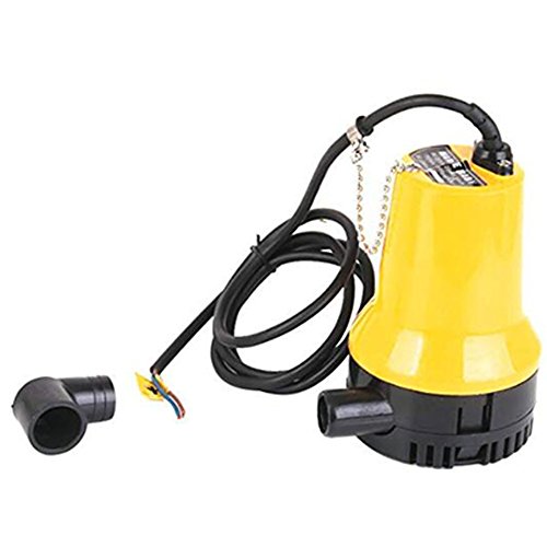 Isafish DC12V 50W Submersible Water Pump Car Washing System Fountain Pool Pond Garden