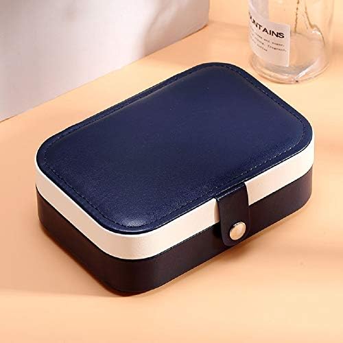 Yonzone Jewellery Box, Small Travel Jewellery Organiser Storage Case for Rings Earrings Necklace Bracelets Premium Faux Leather Jewellery Gift Box for Girls Women