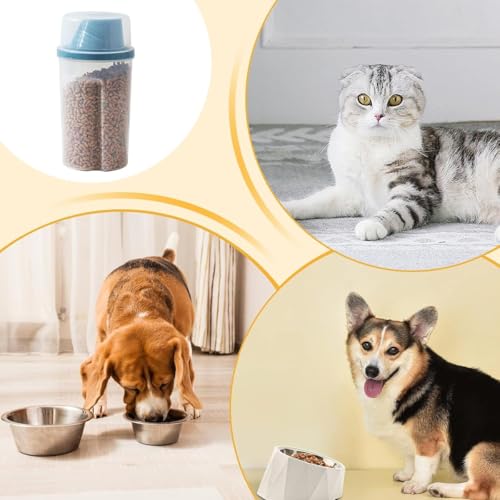 Recipientes para comida de mascotas Ticha que evitan el pienso rancio botes de 1000 ml herméticos 7