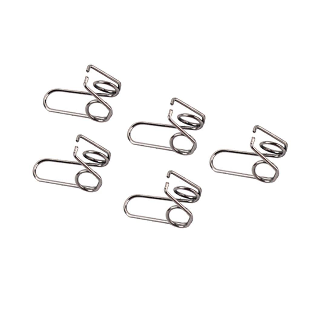 5pcs Eau Trompette Clé Broche Ressorts de Soupape Vis Porte-clés Porte