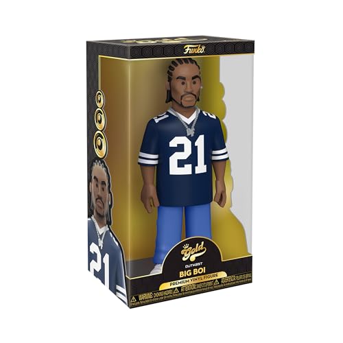 Funko Vinyl Gold 12': Outkast-Big Boi - (Fur Coat) - Figurine Articulée en Vinyle à Collectionner - Idée de Cadeau d'anniversaire - Produits Officiels - Jouet Idéal pour Les Fans Music et Exposer