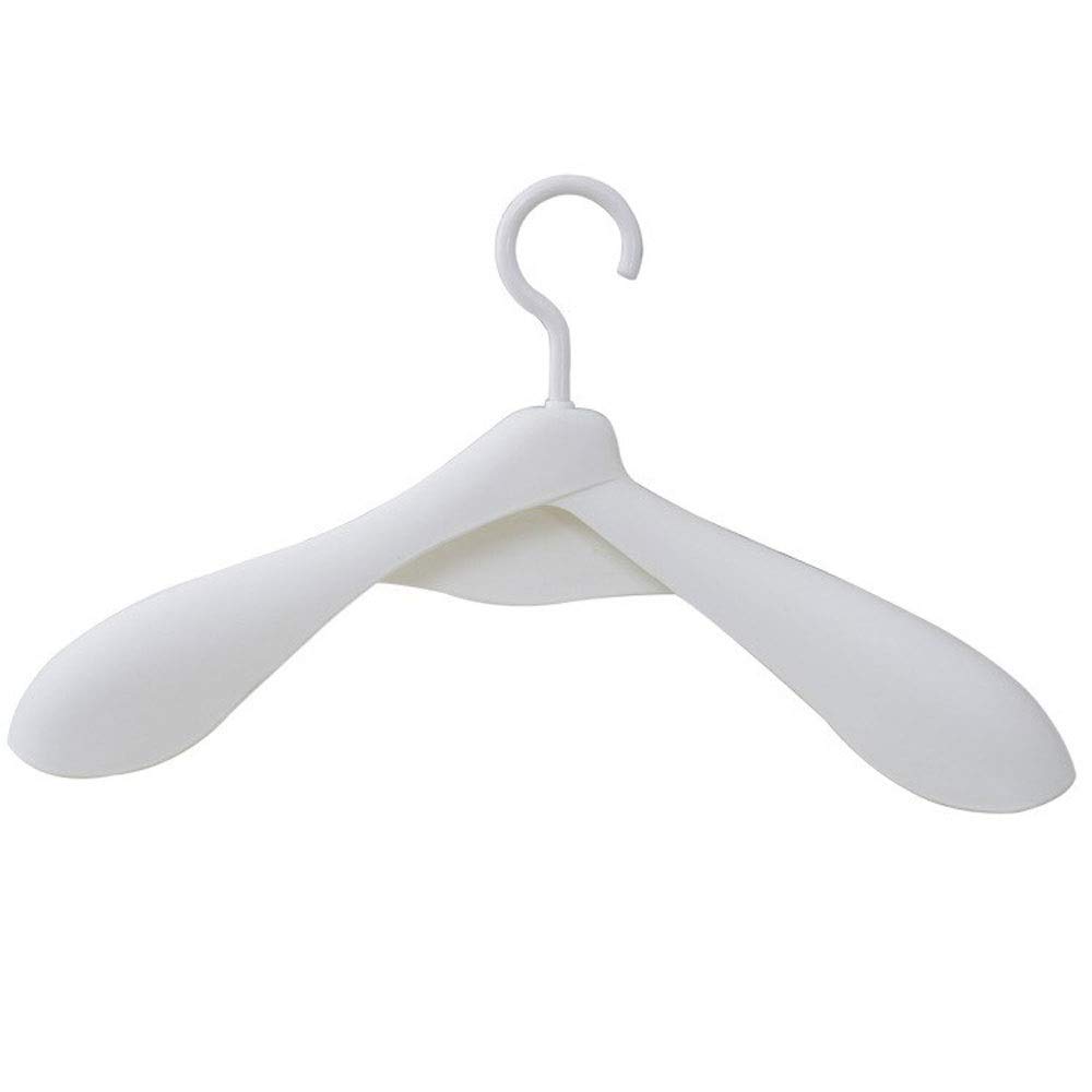JINGYAN Standard Hangers Thicken Wide Shoulder Plastic Clothes Hanger Wardrobe Closet Scarf Hangers Storage Racks(2)