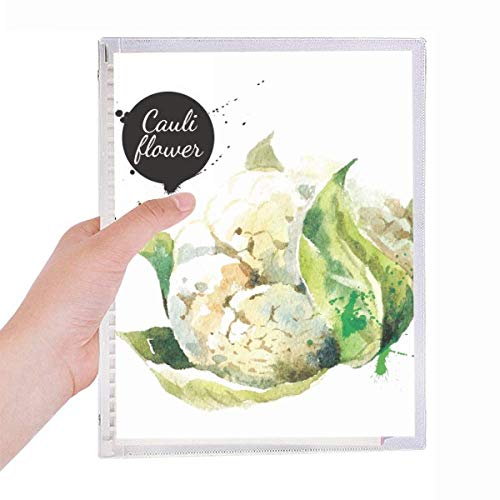 Cahier à feuilles en spirale rechargeable chou-fleur pour ne plus perdre vos notes