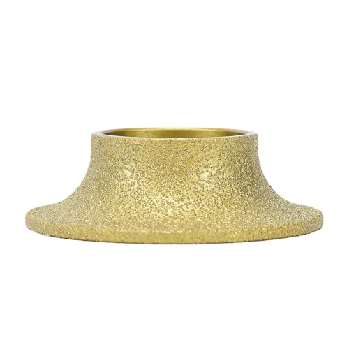 FTVOGUE Meule de Bords, Acier au Manganèse, Diamètre 75 Mm, Disque à Main à Profil 60 pour Carreaux de Céramique, Marbre et Béton