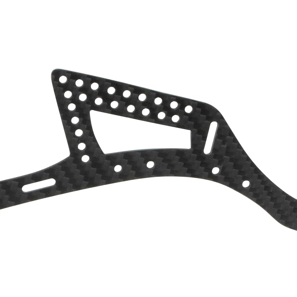 Per Axial Per SCX10 II Per Element Per Enduro 1/10 Rc Performance Crawler Auto Telaio In Fibra Di Carbonio Per LCG Rail Trail Truck Parti FAI DA TE RC Componenti