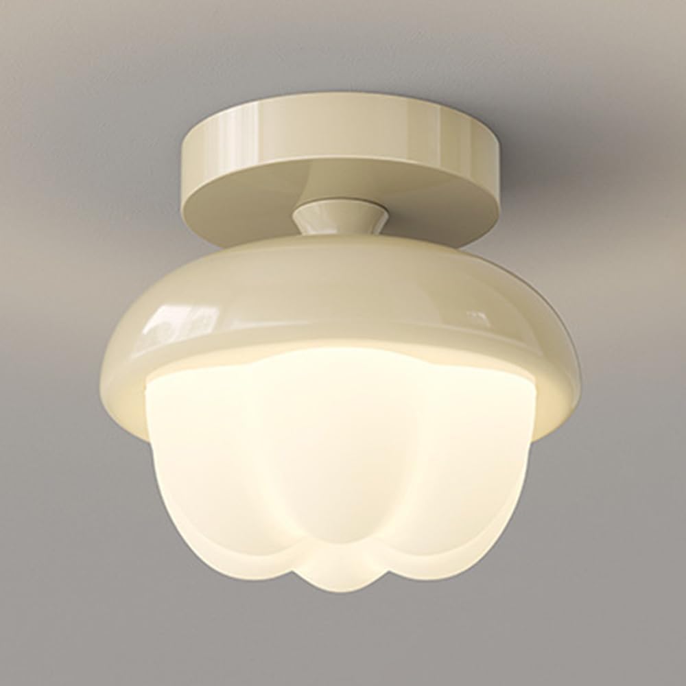 Lámpara de techo infantil beige antideslumbrante para habitación y pasillos
