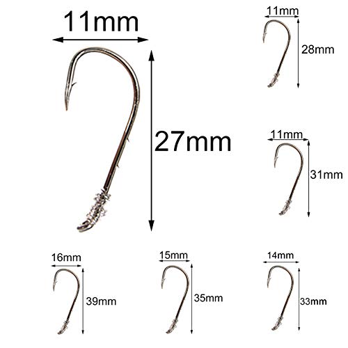 Gancho de peixe, 10 peças para uso ao ar livre, mini ganchos de pesca de aço carbono anticorrosão -