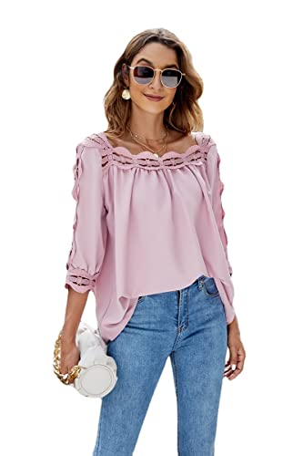 T-shirt pour femmes respirant coupe courte manches courtes L