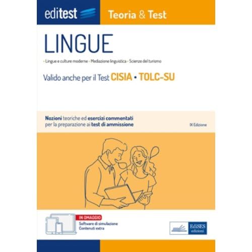 EBOOK- Lingue Teoria&Test: Nozioni teoriche ed esercizi commentati per la preprazione ai test di ammissione (Italian Edition)