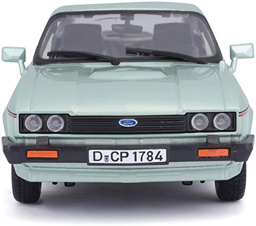 Modelo a escala 1:24 compatible con Ford Capri 1600 GT 1982 verde miniatura 4