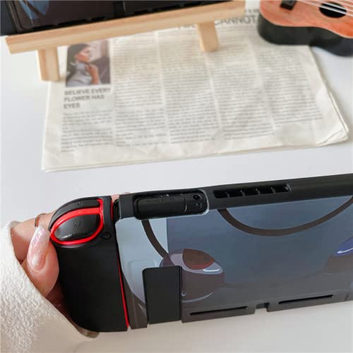 ENFILY Cute Soft Shockproof Uchiha Obito Dockable Cover Case Compatible with Nintendo Switch, Durabl
