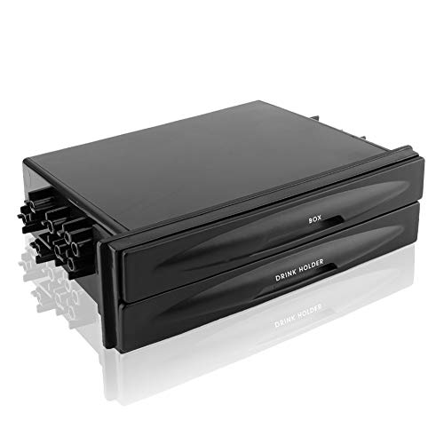 Portavasos y caja de almacenamiento doble para auto miniatura 2