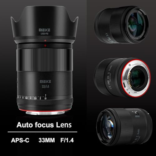 Image of Meike 33mm F1.4 APS-C AF Sony E Mount Prime Lens with Large Aperture for FX30 A6400 A5000 A5100 A6000 A6100 A6300 A6500 A6600 A6700 ZV-E10 ZV-E10 Mark II