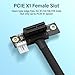 SinLoon Mini PCIE Wireless Network Card to PCIe X1 Extender Cable Mini-Pcie Male to PCI-E X1 Female Riser Cable 20CM
