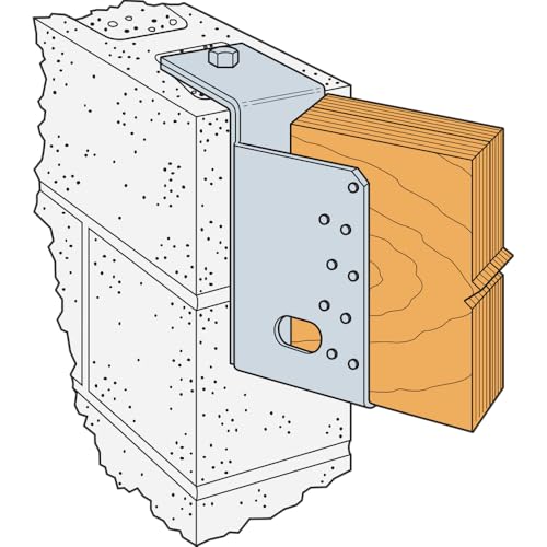 Image of Simpson Strong-Tie MBHA3.56 /9.25 MBHA 3-9 /16 in. x 9-1 /4 in. Galvanized Top-Flange Concrete and Masonry Hanger (Pack of 2)