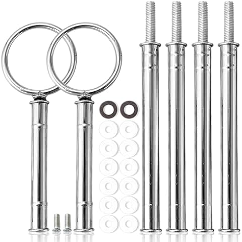 Misazy Stainless Steel Cake Stand Set Cover