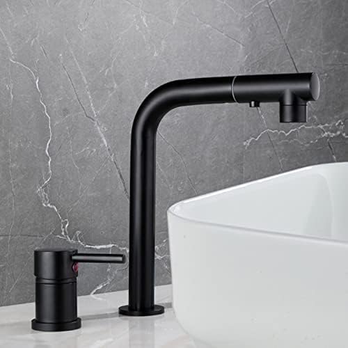 Mitigeur de cuisine chic bicolore et robuste au design moderne haut de gamme